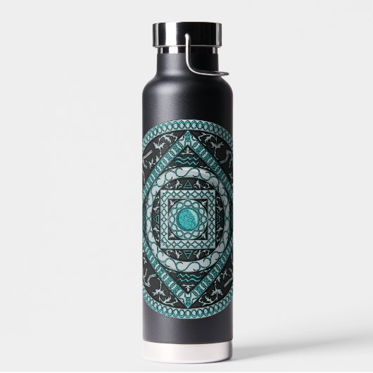 Aquarius Mandala Waterfles (Links)