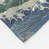 Aquarius Mermaid Gothic Blue Art Fleece Deken (Hoek)