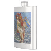 Aquarius Mermaid Gothic Blue Art Heupfles (Links)