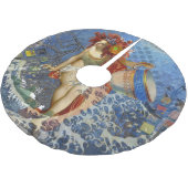 Aquarius Mermaid Gothic Blue Art Kerstboom Rok (Gekanteld)