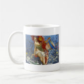 Aquarius Mermaid Gothic Blue Art Koffiemok (Links)