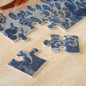 Aquarius Mermaid Gothic Blue Art Legpuzzel (Zijkant)