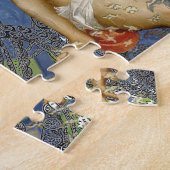 Aquarius Mermaid Gothic Blue Art Legpuzzel (Zijkant)