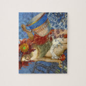 Aquarius Mermaid Gothic Blue Art Legpuzzel (Verticaal)