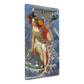 Aquarius Mermaid Gothic Blue Art Mini Klembord (Schuin)