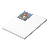 Aquarius Mermaid Gothic Blue Art Notitieblok (Linkerzijde)