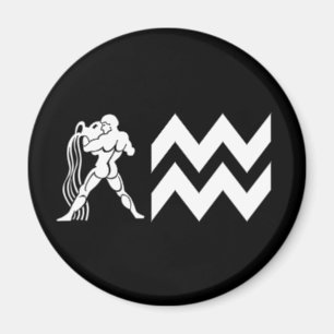 Aquarius met symbool magneet