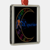 Aquarius Metalen Ornament (Rechts)
