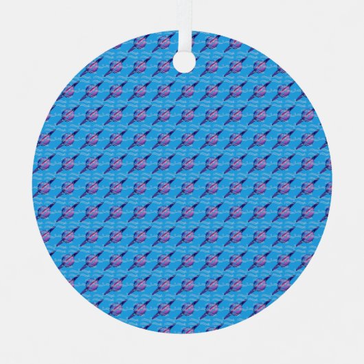 Aquarius Metalen Ornament (Voorkant)