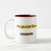 Aquarius-Mok Tweekleurige Koffiemok (Links)