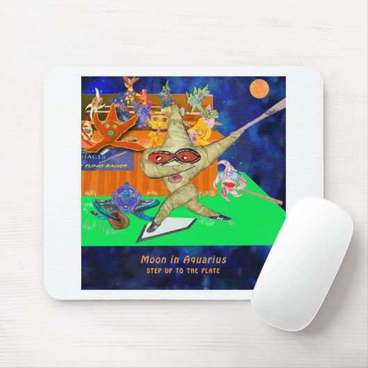 Aquarius Moon Muismat (Met muis)