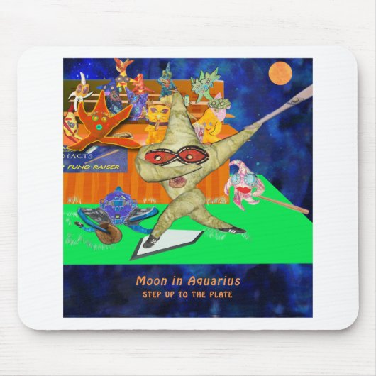 Aquarius Moon Muismat (Voorkant)