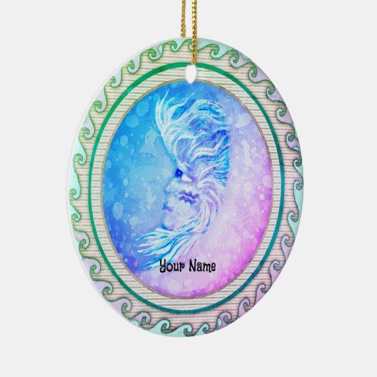 Aquarius Moon Woman ornament (Rechts)