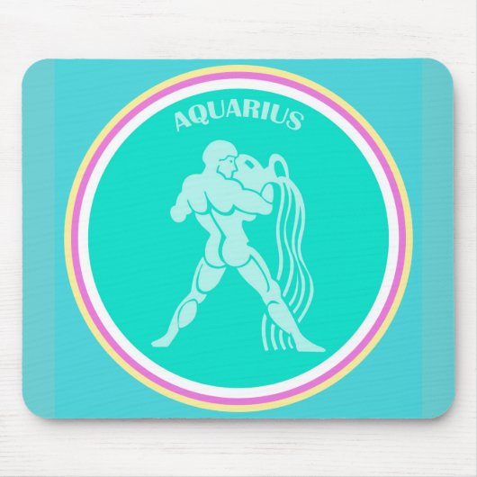 Aquarius Mousepad Muismat (Voorkant)