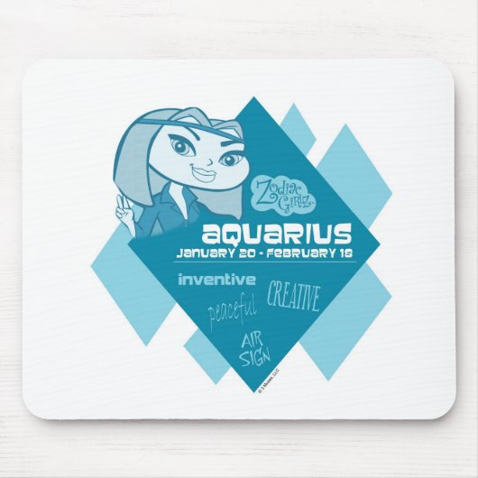 Aquarius Mousepad Muismat (Voorkant)
