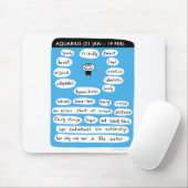 aquarius muismat (Met muis)