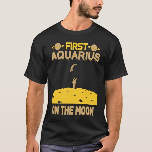 Aquarius On The Moon T-shirt (Voorkant)