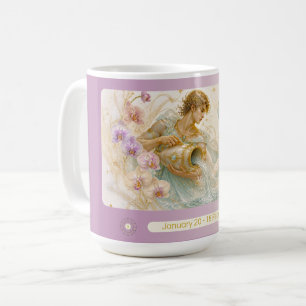 Aquarius Orchidee Art Nouveau Mok