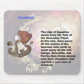 Aquarius Origin Mousepad Muismat (Voorkant)