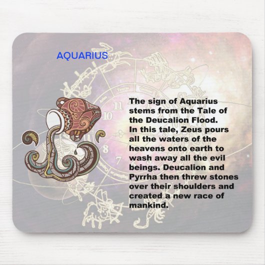 Aquarius Origin Mousepad Muismat (Voorkant)