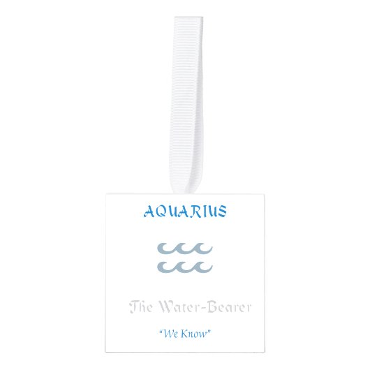 Aquarius Ornament (Voorkant)