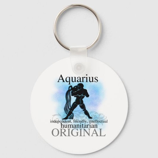 Aquarius over jou sleutelhanger (Voorkant)