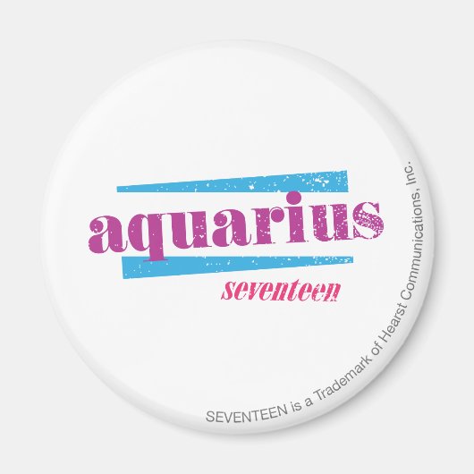 Aquarius Paars Magneet (Voorkant)