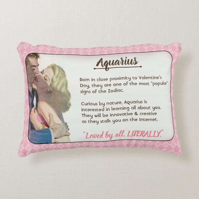 Aquarius Pillow Accent Kussen (Voorkant)