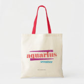 Aquarius Pink Tote Bag (Voorkant)