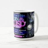 Aquarius Pisces Zodiac cusp 15 oz mok (Voorkant rechts)
