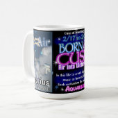 Aquarius Pisces Zodiac cusp 15 oz mok (Voorkant links)