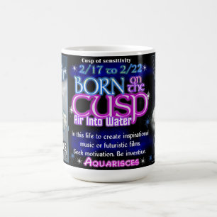 Aquarius Pisces Zodiac cusp 15 oz mok