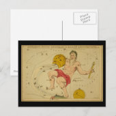 Aquarius, Piscis Australis & Ballon Aerostatique Briefkaart (Voorkant / Achterkant)