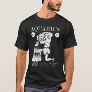 Aquarius Planet Uranus Element Air 5 T-shirt
