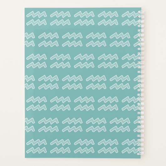 Aquarius Planner (Achterkant)