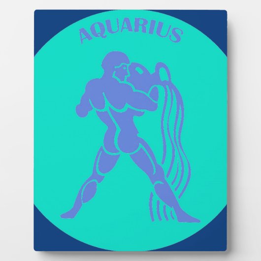 Aquarius Plaque Fotoplaat (Voorkant)