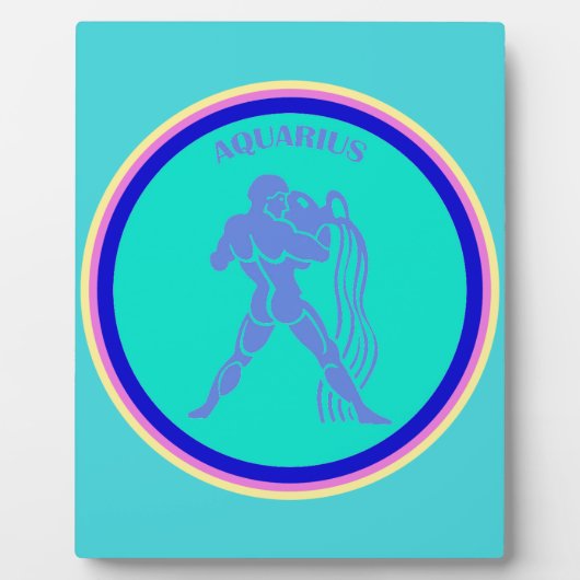 Aquarius Plaque Fotoplaat (Voorkant)