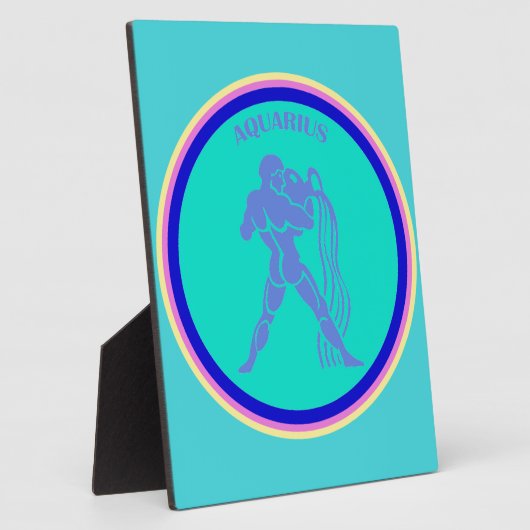 Aquarius Plaque Fotoplaat (Zijkant)