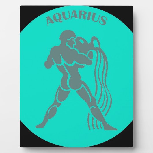 Aquarius Plaque Fotoplaat (Voorkant)