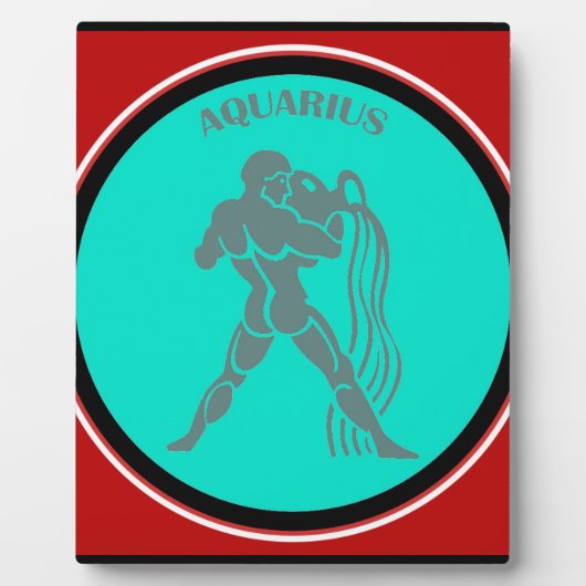 Aquarius Plaque Fotoplaat (Voorkant)