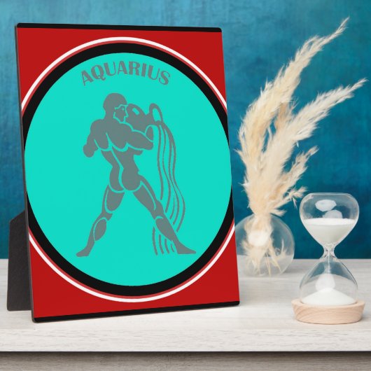Aquarius Plaque Fotoplaat (Zijkant)