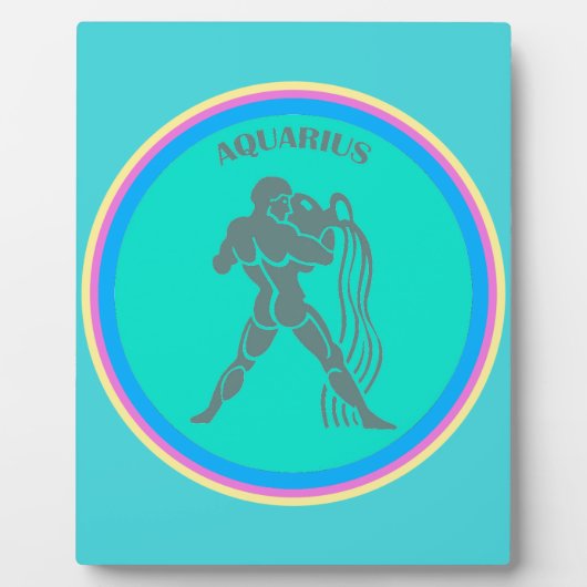 Aquarius Plaque Fotoplaat (Voorkant)