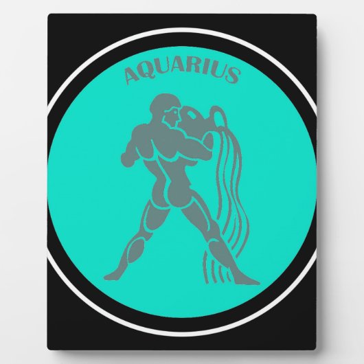 Aquarius Plaque Fotoplaat (Voorkant)