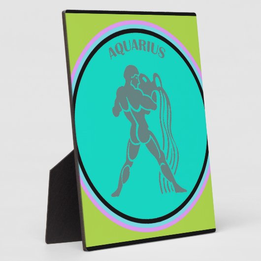 Aquarius Plaque Fotoplaat (Zijkant)
