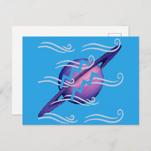 Aquarius Post Card Briefkaart (Voorkant / Achterkant)