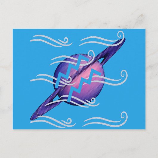 Aquarius Post Card Briefkaart (Voorkant)