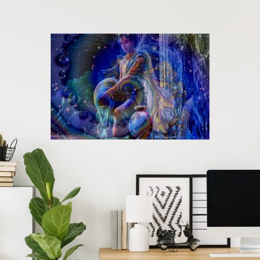 Aquarius Poster (Thuiskantoor)