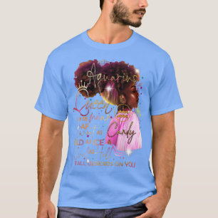 Aquarius Queen sweet als Snoep Birthday Gift for B T-shirt