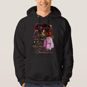 Aquarius Queen Sweet als Snoep Birthday voor Black Hoodie
