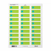 Aquarius Return Address Label (Full Sheet)